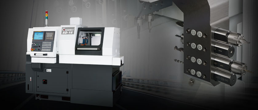 台湾程泰数控车床走心式车铣复合机SD-16 shengyou胜游体育网页版